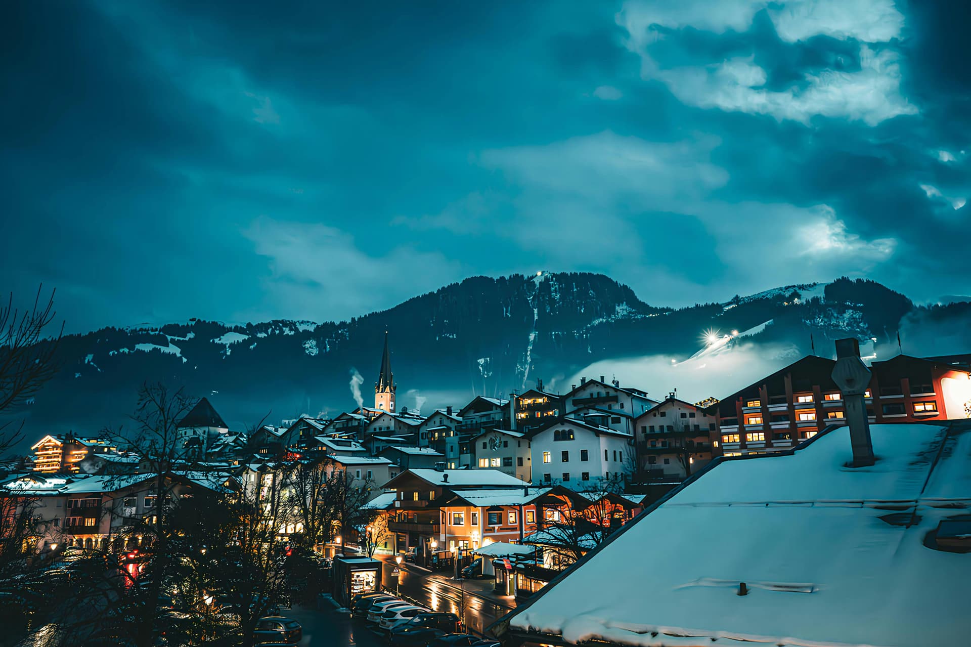 Kitzbuhel-at-night-pexels