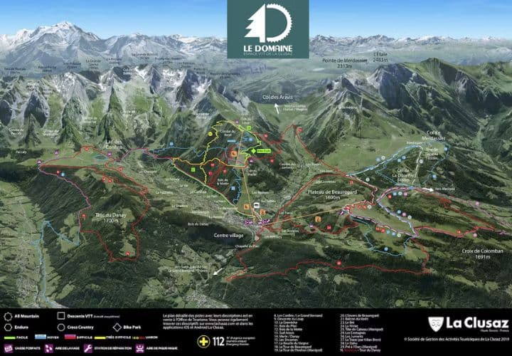 La-Clusaz-Summer-Hiking-Map