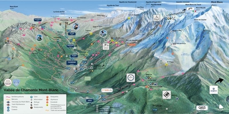 Les-Houches-Trail-Map