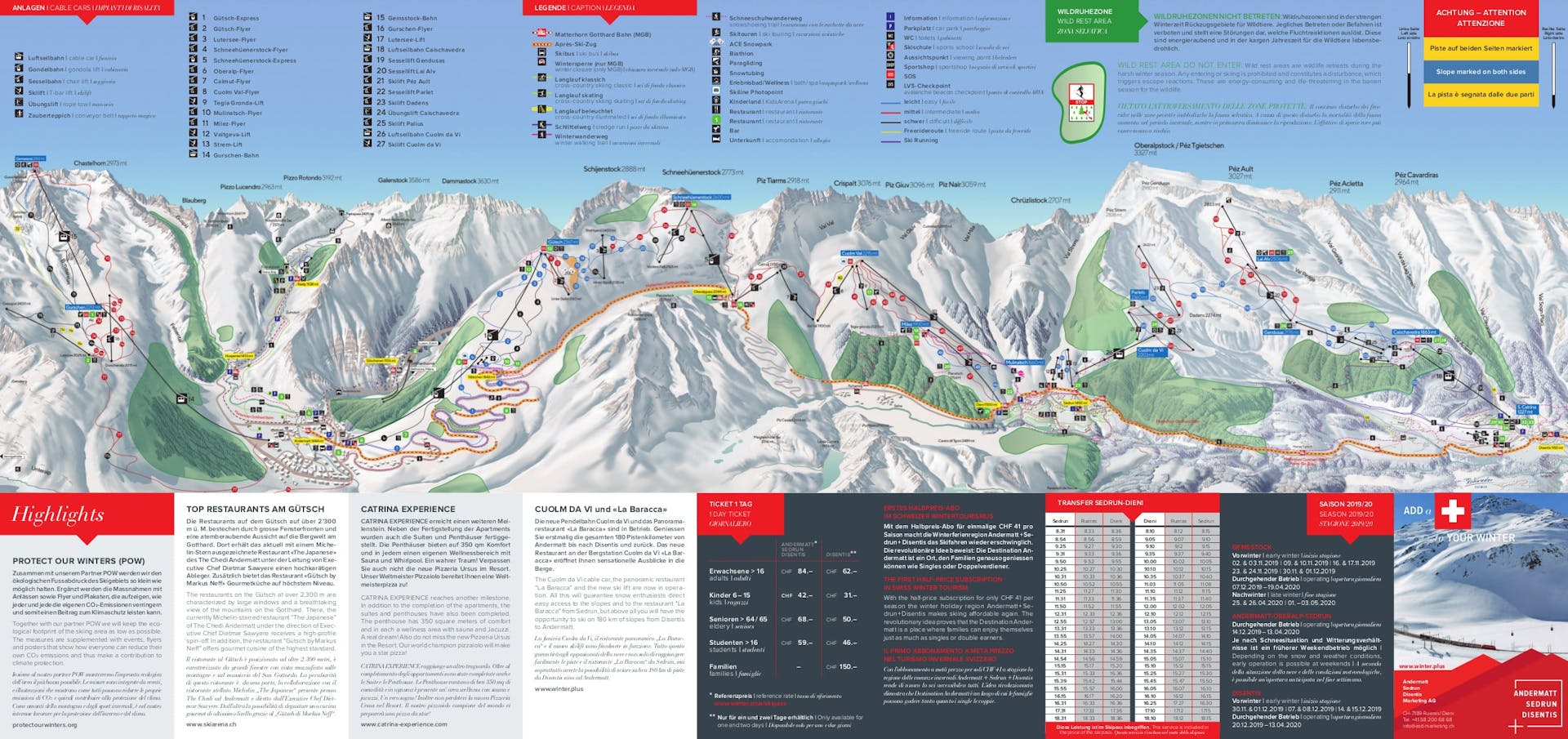 CHAND piste map