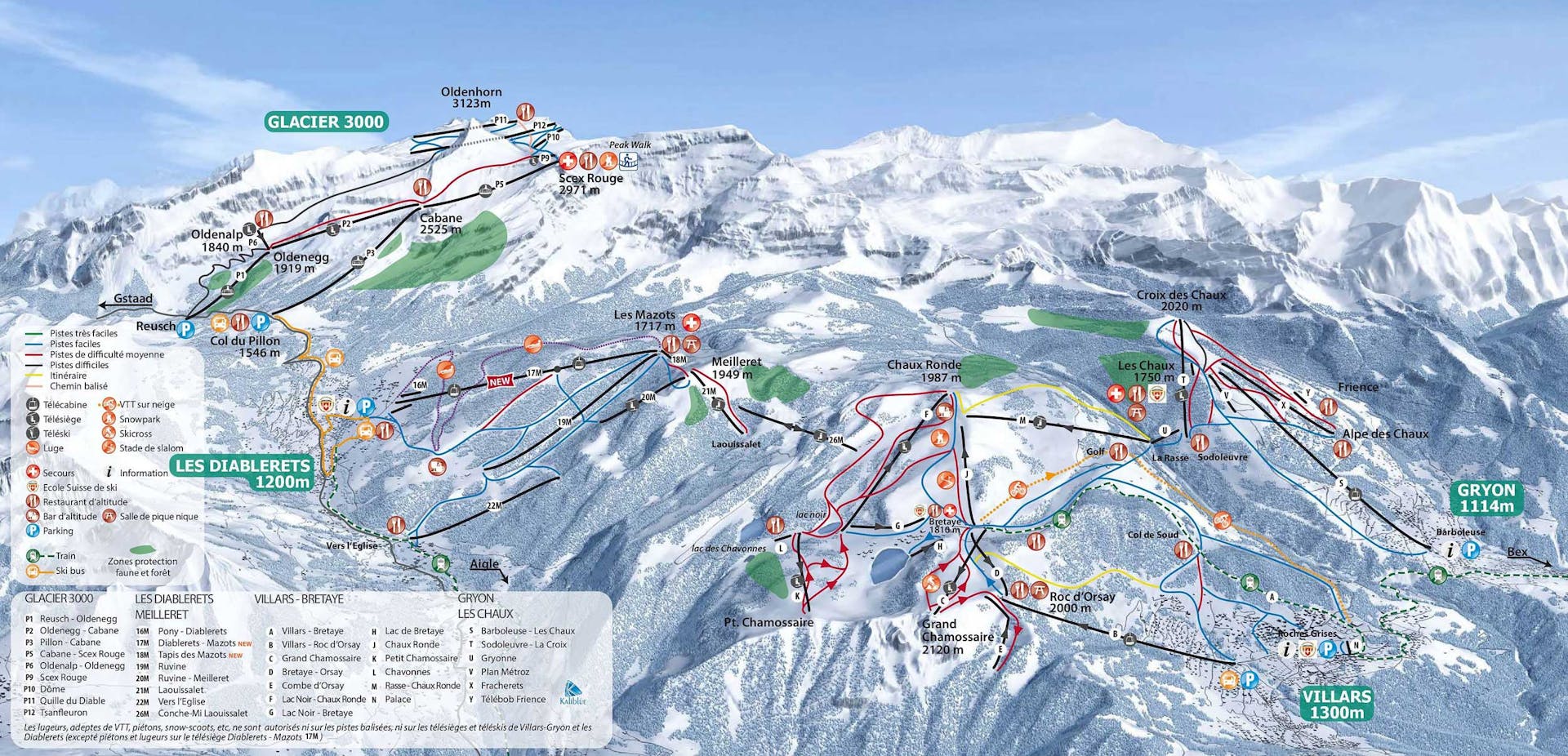 CHGRY piste map