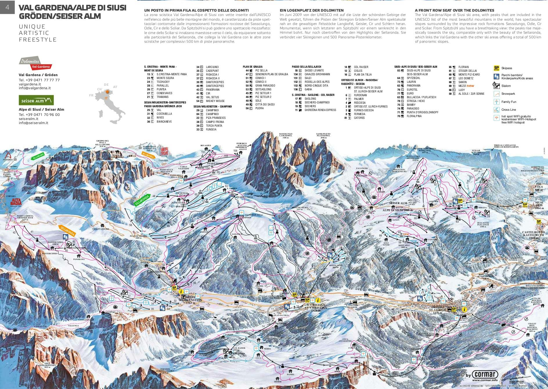 ITORT piste map